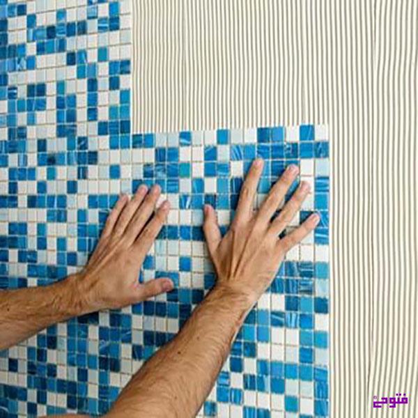 نصب کاشی استخر