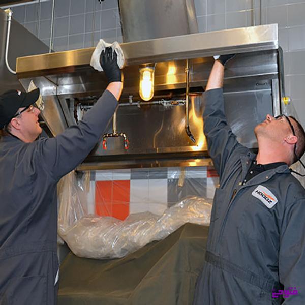 تمیز کردن هود