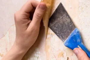 حلال چسب کاغذ دیواری روی سرامیک