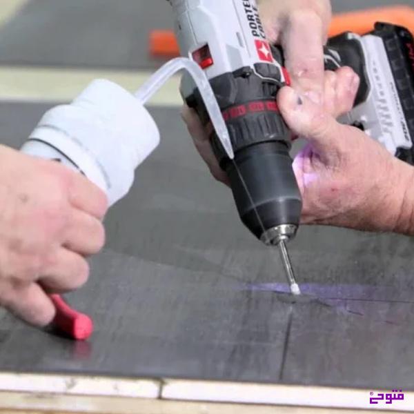 آموزش سوراخ کاری در کاشی و سرامیک