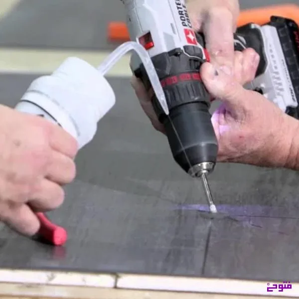 آموزش سوراخ کاری در کاشی و سرامیک