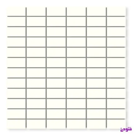 کاشی استخری 2.5 در 5 white01 مات درجه 3
