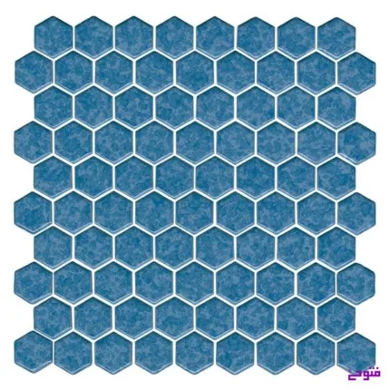 کاشی استخری شش ضلعی چیتا کارلوف Blu90