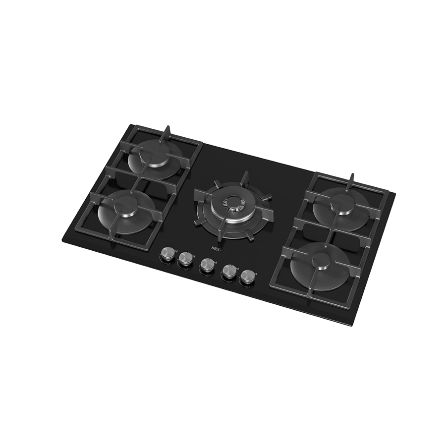 اجاق گاز پنچ شعله مشکی سرشعله ساباف G514 میکس پلاس - تصویر 2