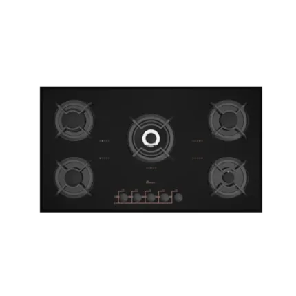 اجاق گاز MG0011 پنج شعله مشکی بیمکث