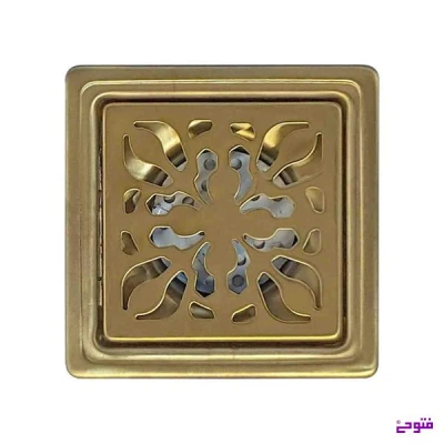 کفشور استیل برگ طلایی براق