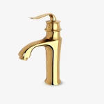 شیرآلات روشویی بیوتی طلایی آویسا