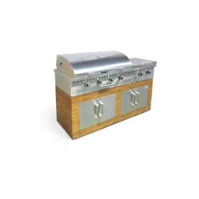 باربیکیو 242 کابین دار بالا استیل کابین کابین دار بالا استیل کابین نما استیل شعله 304 باربیکیو تهران