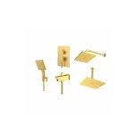 شیرآلات دوش (متعلقات) توکار دیواری Brass تیپ 4 رومر طلایی شودر