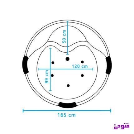 جکوزی 3 نفره مدل L510