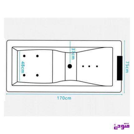 جکوزی تک نفره لادر L757 تیپ 2